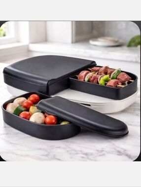 Tortellini Outdoor Adventure BBQ Prep & Serve Tray NEW